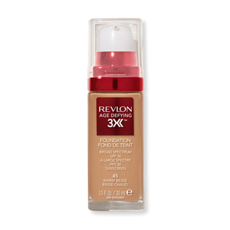 WHOLESALE Revlon Age Defying 3X Firming Lifting Anti-Aging Makeup Foundation, Buildable Coverage Natural Finish 65 UNITS