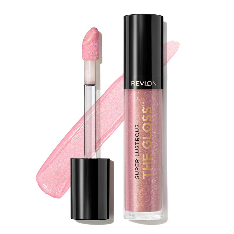 WHOLESALE Revlon Super Lustrous Lip Gloss, Non-Sticky, Hydrating, High Shine Finish, 203 Lean In, 0.13 oz 100 UNITS