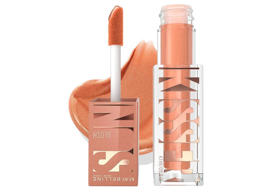 WHOLESALE Maybelline Sunkisser Multi-Use Liquid Blush and Bronzer, Blendable, Longwear, Glowy Make Up, Sun Tempt, 147 units