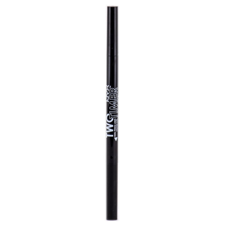 NYX Professional Makeup Two Timer Eyeliner, Jet Black 0.04 oz