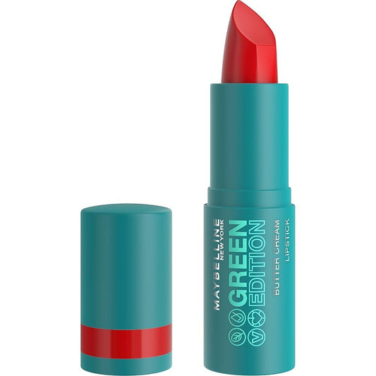 Maybelline Green Edition Butter Cream High Pigment Bullet Lipstick, Rainforest