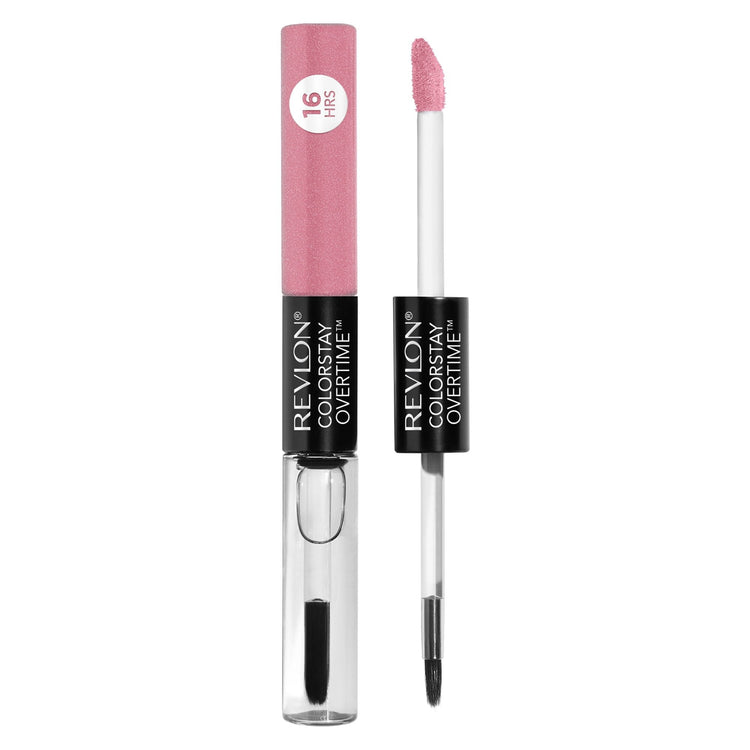 Revlon Liquid Lipstick with Clear Lip Gloss by Revlon, 410 Forever Pink, 0.07 fl oz