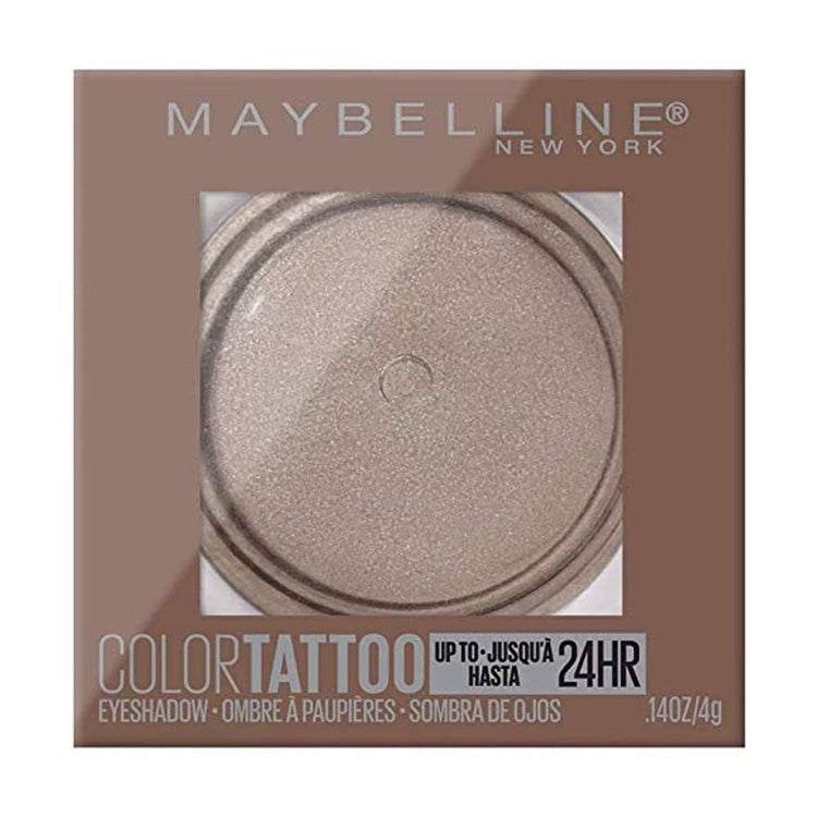 Maybelline Color Tattoo Up To 24HR Longwear Cream Eyeshadow Makeup, High Roller, 0.14 oz