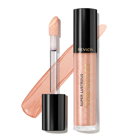 Revlon Super Lustrous Moisturizing High Shine Lip Gloss, 255 Sandstorm, 0.13 oz