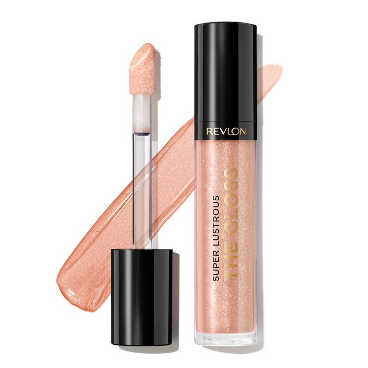 Revlon Super Lustrous Moisturizing High Shine Lip Gloss, 255 Sandstorm, 0.13 oz