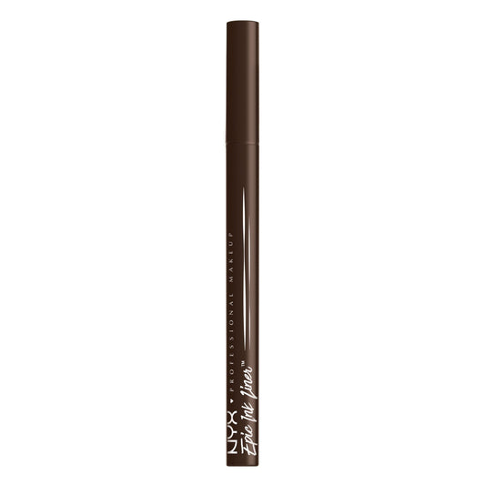 NYX Professional Makeup Epic Ink Liner, Waterproof Liquid Eyeliner, Dark Chocolate, 0.03 fl oz