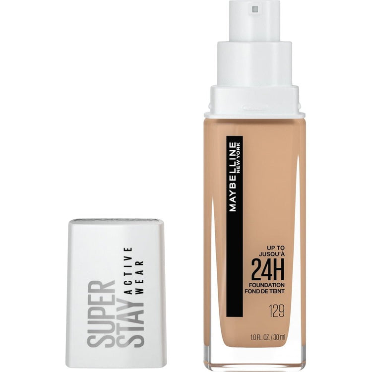 Maybelline Super Stay Full Coverage Liquid Foundation Makeup, Medium Beige, 1 fl. oz.