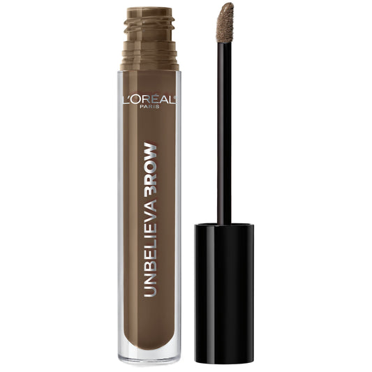 L'Oreal Paris Unbelieva-Brow Longwear Waterproof Tinted Brow Gel, Brunette, 0.15 fl oz
