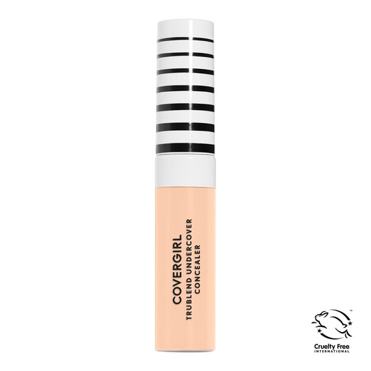COVERGIRL TruBlend Undercover Concealer, Porcelain, 0.33 oz, Full Coverage Liquid Concealer