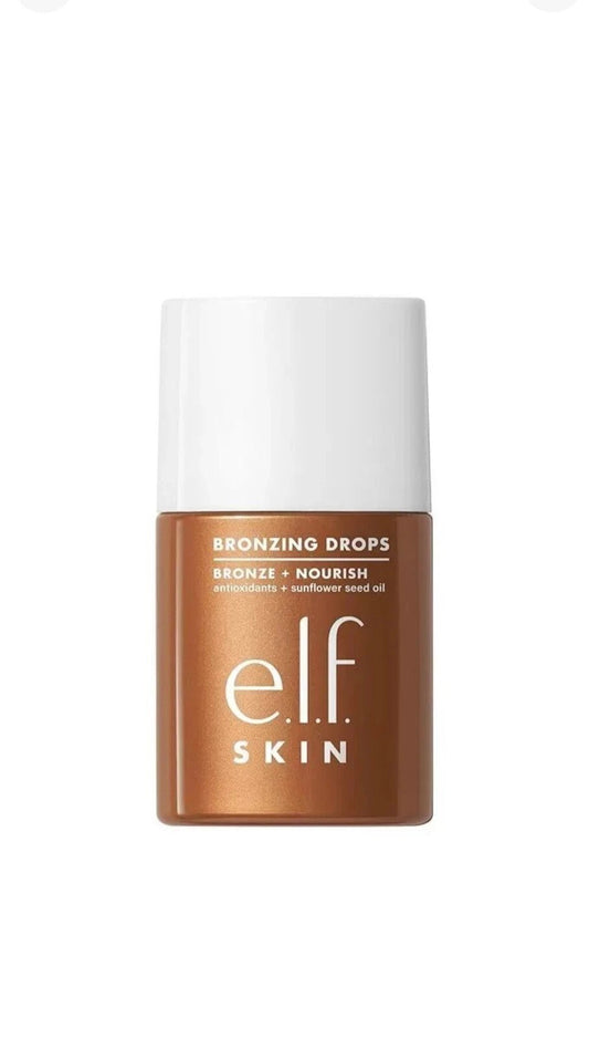 e.l.f. SKIN Bronzing Drops, Liquid Bronzer For Face & Skin, Rose Gold