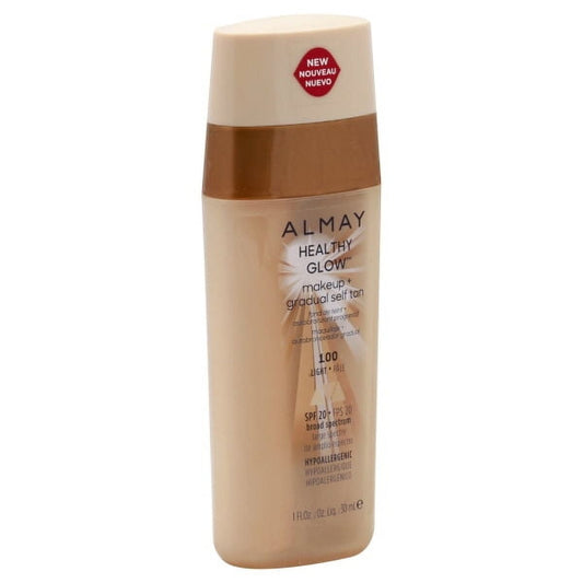 Almay Healthy Glow Makeup and Gradual Self Tan, #100 Light