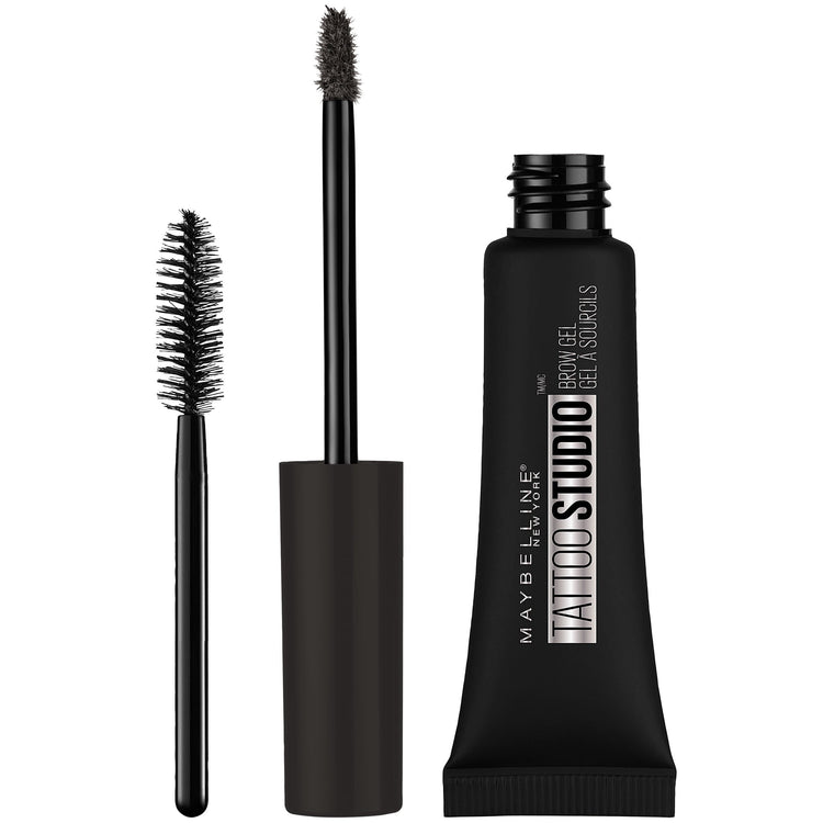 Maybelline Tattoo Studio Waterproof Eyebrow Gel Makeup, Black