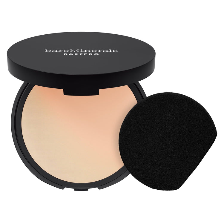bareMinerals BAREPRO 24HR Skin Perfecting Talc-Free Matte Powder Foundation, Fair 10 Warm