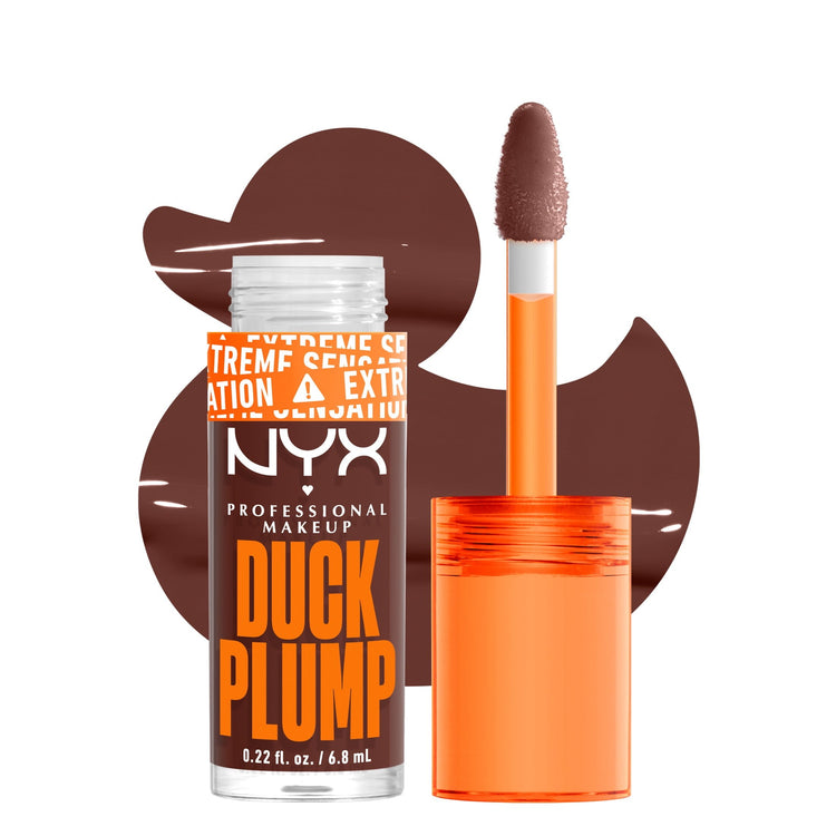 NYX Professional Makeup Duck Plump Plumping Lip Gloss, Twice The Spice, 0.23 fl oz