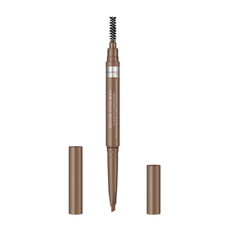 Rimmel London Brow This Way Fill & Sculpt Eyebrow Definer, Blonde, 0.01 oz