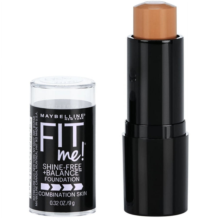 Maybelline Fit Me Matte + Poreless Shine-Free Stick Foundation Makeup, 330 Toffee