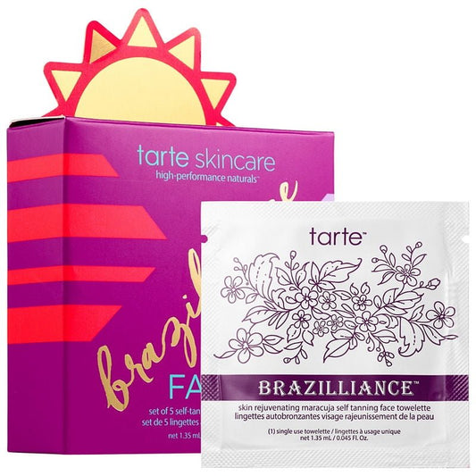 tarte Brazilliance Skin Rejuvenating Maracuja Self Tanning Face Towelettes