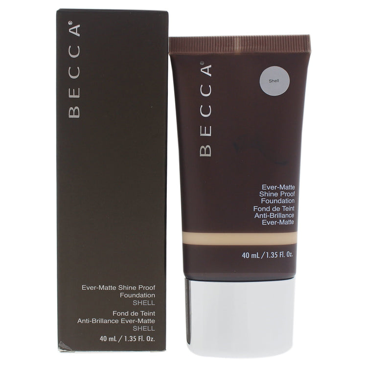 Ever-Matte Shine Proof Foundation - Shell by Becca for Women - 1.35 oz Foundation