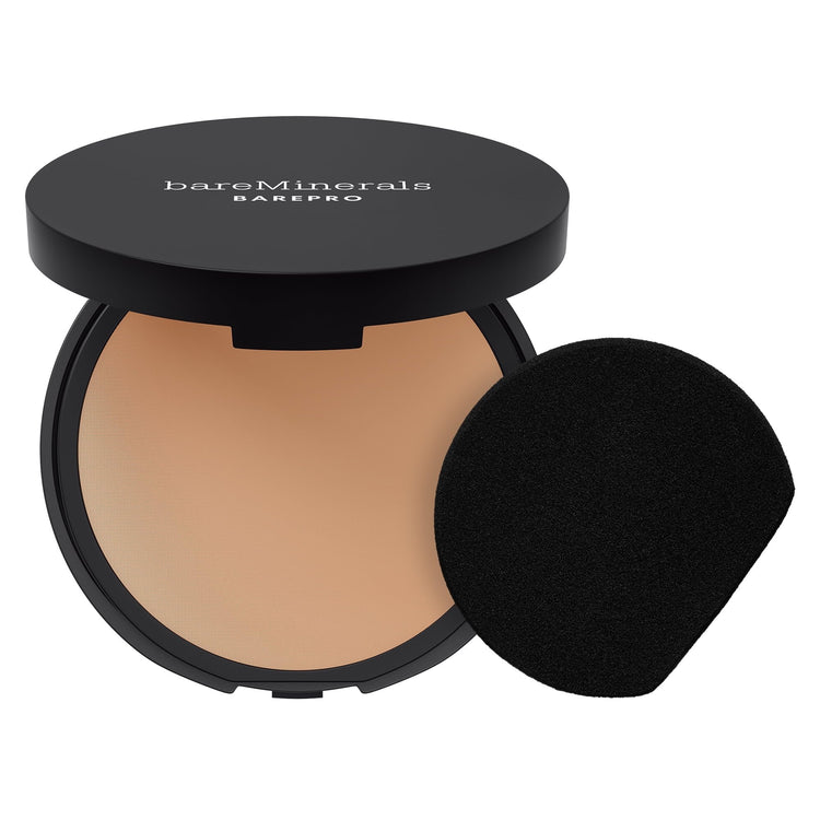 bareMinerals BAREPRO 24HR Skin Perfecting Talc-Free Matte Powder Foundation, Medium 30 Warm
