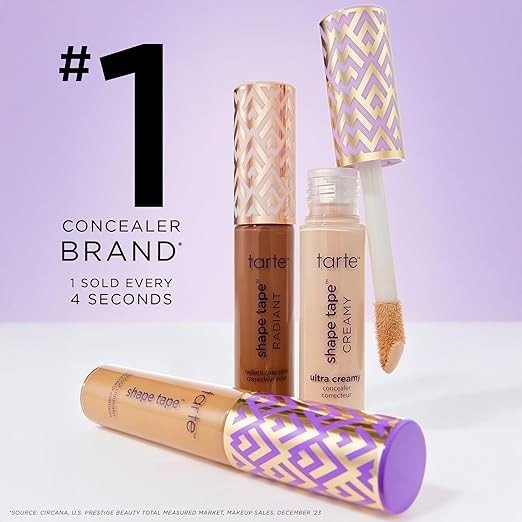Tarte shape tape full-coverage concealer, 22N Light Neutral, 0.338 fl oz