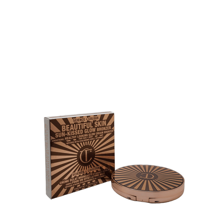 Charlotte Tilbury Beautiful Skin Sun-Kissed Glow Cream Bronzer 3 Tan 0.74 Ounces