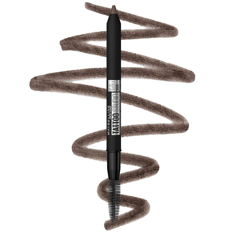Maybelline Tattoo Studio 36HR Pigment Brow Pencil, 260 Deep Brown