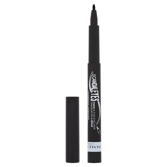 Rimmel London Scandaleyes Thick and Thin Waterproof Eyeliner 001 Black