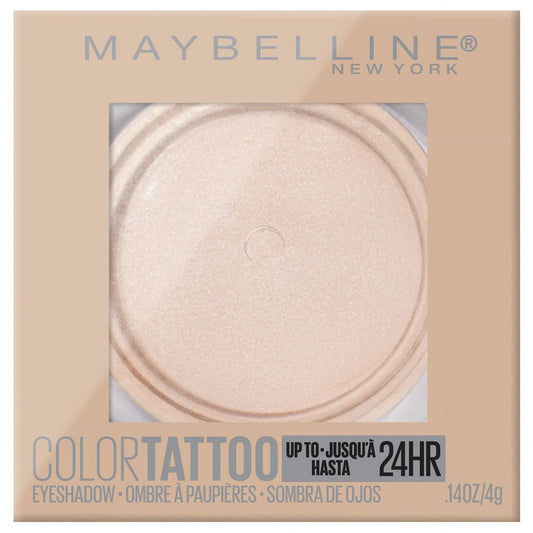 Maybelline Color Tattoo Up To 24HR Longwear Cream Eyeshadow Makeup, Front Runner, 0.14 oz