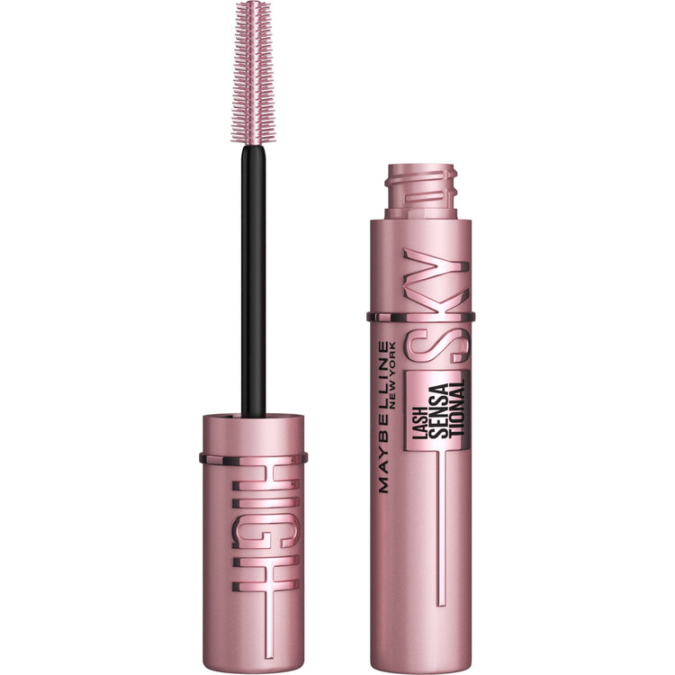 Maybelline Lash Sensational Sky High Washable Mascara, Blackest Black