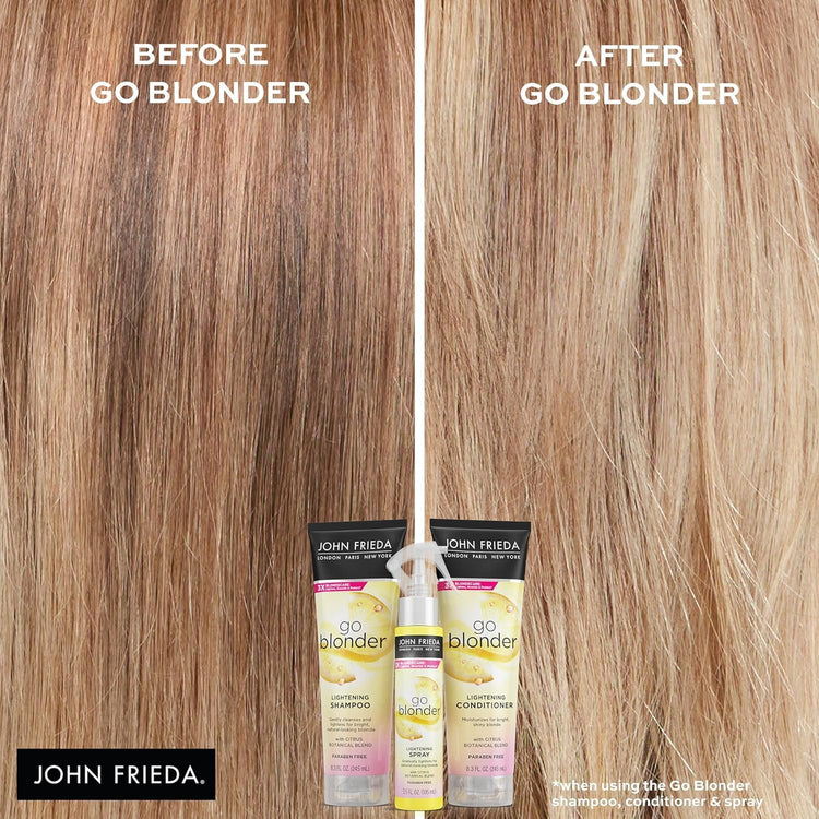 John Frieda Go Blonder Shampoo & Conditioner Blonde Hair Citrus Blend 8.3oz 2Pk