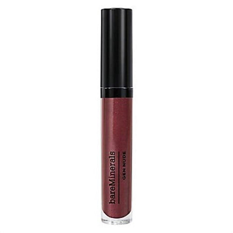 BAREMINERALS GEN NUDE PATENT LIPSTICK 0.12 OZ PLUM GARNET BAREMINERALS/GEN NUDE PATENT LIP LACQUER PLUM GARNET 0.12 OZ (3.7 ML)