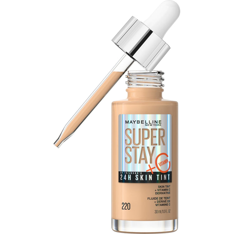 Maybelline Super Stay Super Stay Up to 24HR Skin Tint with Vitamin C, 220