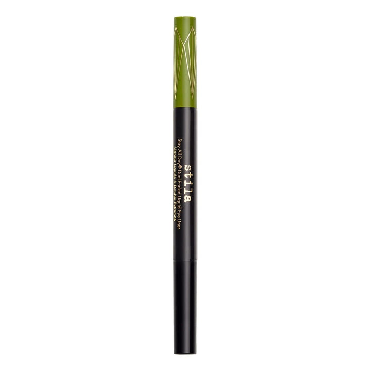 Stila Stay All Day Dual Eye Liner 0.33oz Intense Black / Mojito