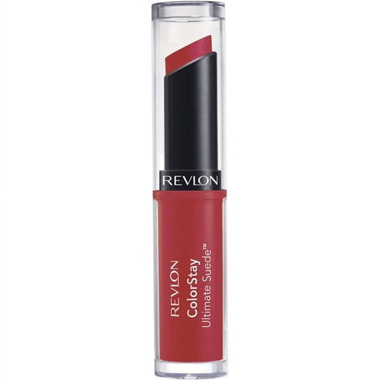 Revlon ColorStay Ultimate Suede Lipstick, Longwear Soft, Ultra-Hydrating High-Impact Lip Color, Formulated with Vitamin E, 080 Fashionista, 0.09 oz