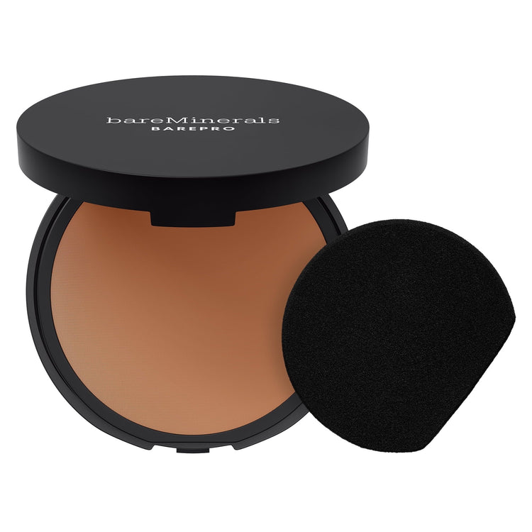 bareMinerals BAREPRO 24HR Skin Perfecting Talc-Free Matte Powder Foundation, Medium Deep 45 Neutral