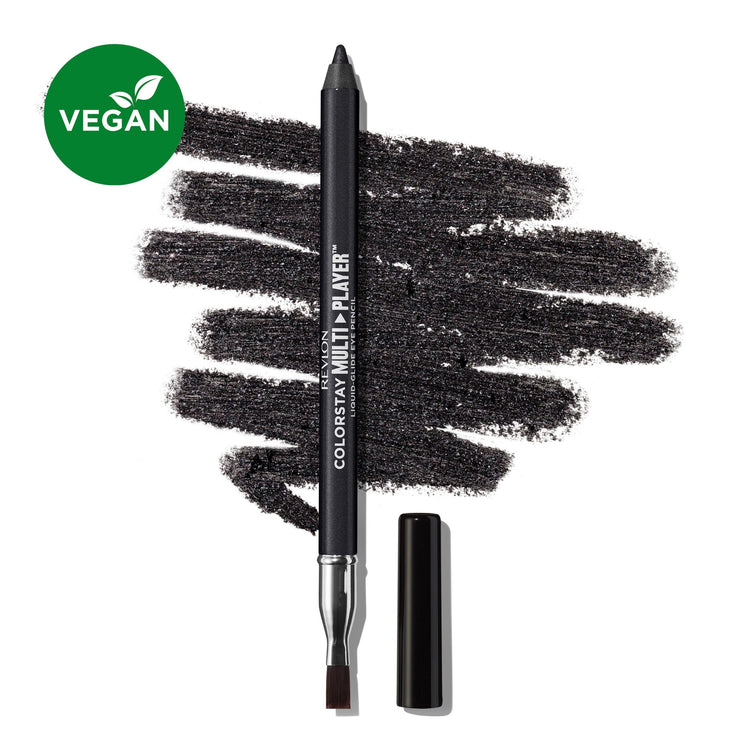 Revlon ColorStay Multiplayer Liquid-Glide Eye Pencil, Waterproof Eye Liner, 401 Checkmate, 0.03 oz