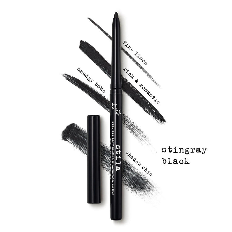 Stila Stay All Day Smudge & Set Waterproof Gel Eye Liner Stingray Black - 0.012 oz