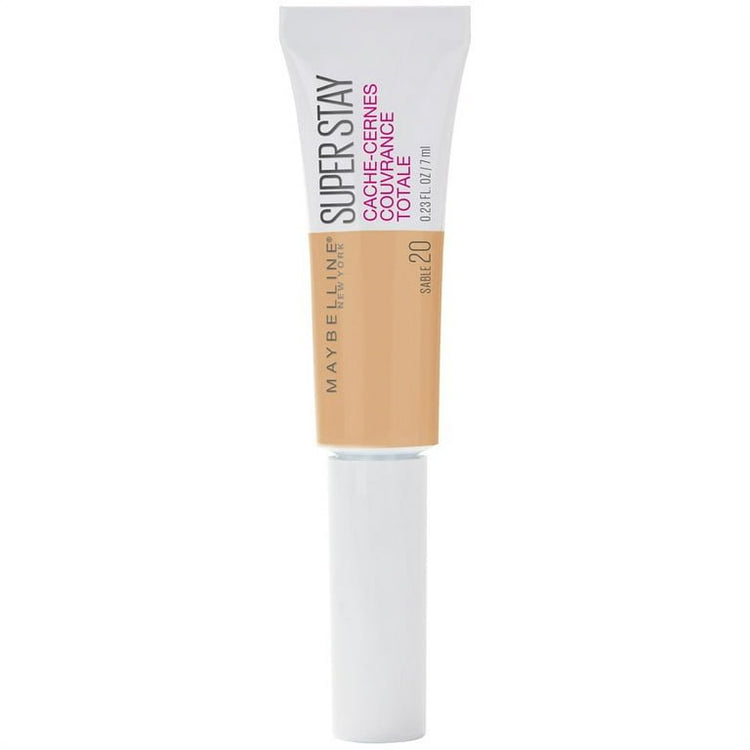 Maybelline Super Stay Under Eye Concealer Liquid, Sand 20, 0.23 fl oz