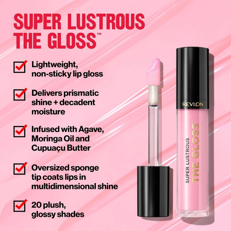 Revlon Super Lustrous The Gloss High Shine Lipgloss, 246 Blissed Out