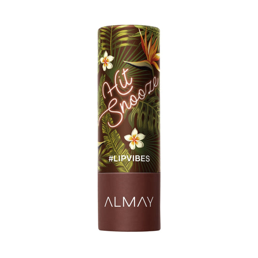 Almay Lip Vibes Hypoallergenic Cream Lipstick with Shea Butter, Hit Snooze, 0.14 oz