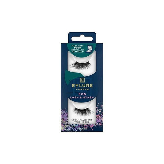 EYLURE ECO Lash & Stash Eyelashes Vegan Faux Mink Going Out Out