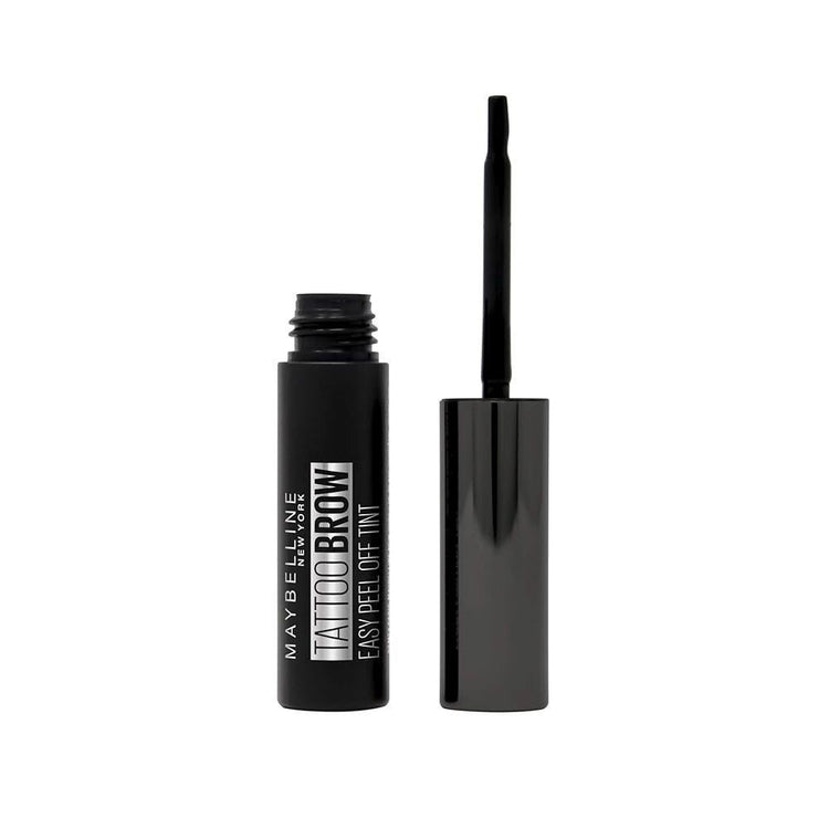 Maybelline Tattoo Brow Peel Off Semi-Permanent Eyebrow Tint - Black Brown, Pack of 2