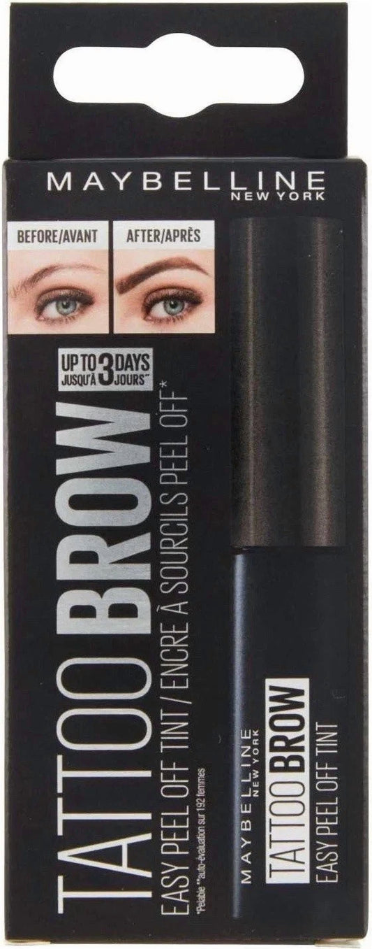Maybelline Tattoo Brow Peel Off Semi-Permanent Eyebrow Tint - Black Brown