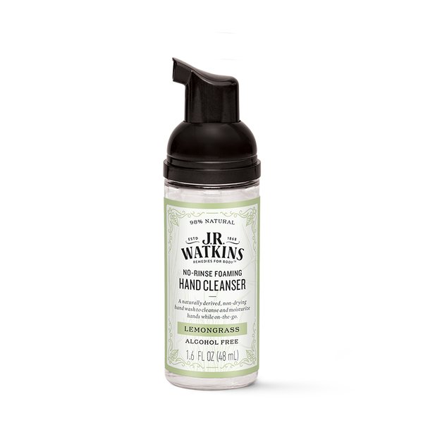 J.R. Watkins No Rinse Hand Cleanser - Lemongrass 1.6 fl oz Liq