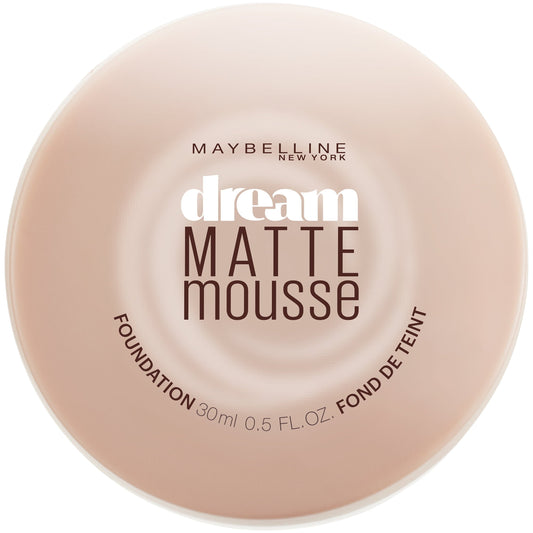 Maybelline Dream Matte Mousse Foundation Makeup, 75 Natural Beige, 0.64 oz
