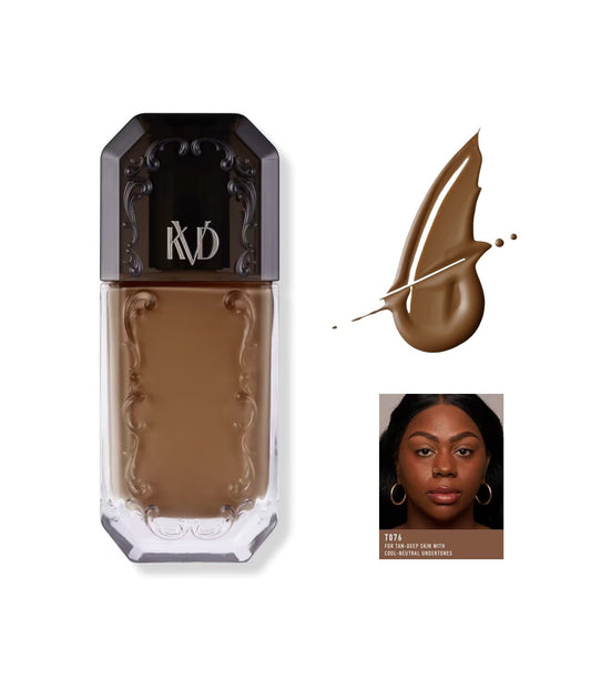 KVD Beauty Good Apple Non-Comedogenic Full-Coverage Serum Foundation  Tan 076