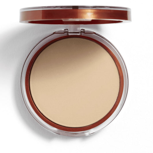 COVERGIRL Clean Pressed Powder, 125 Buff Beige, 0.39 oz, Lasting Setting Powder, Shine-Free Formula