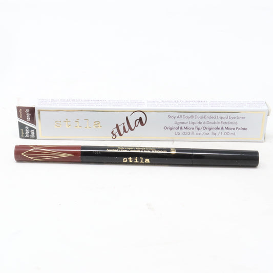 Stila Stay All Day Dual Eye Liner 0.33oz Intense Black / Sangria New With Box