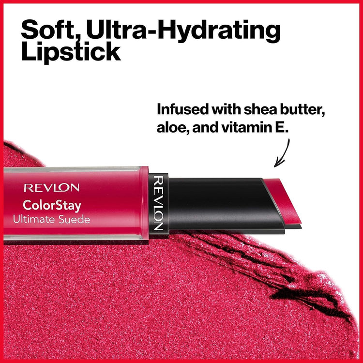 Revlon Colorstay Ultimate Suede Lipstick 0.09 oz 001 - Silhouette