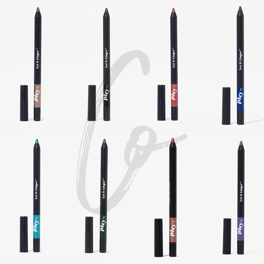 PLEY BEAUTY Let It Linger 12HR Longwear Pencil Eyeliner 0.04oz – You Choose!